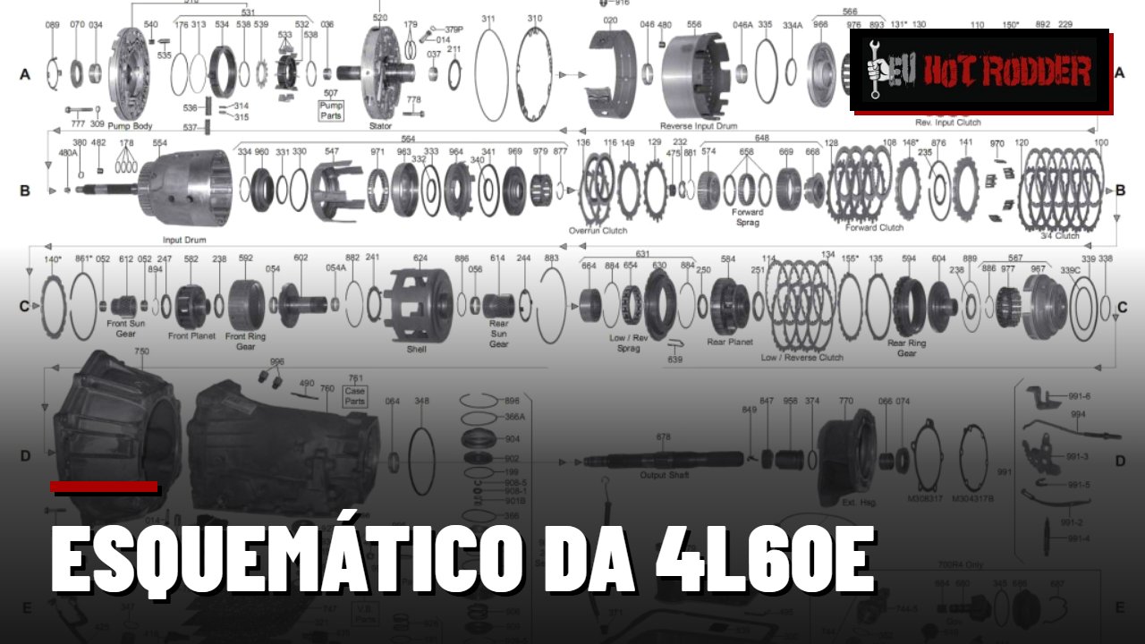 ESQUEMÁTICO DA 4L60e