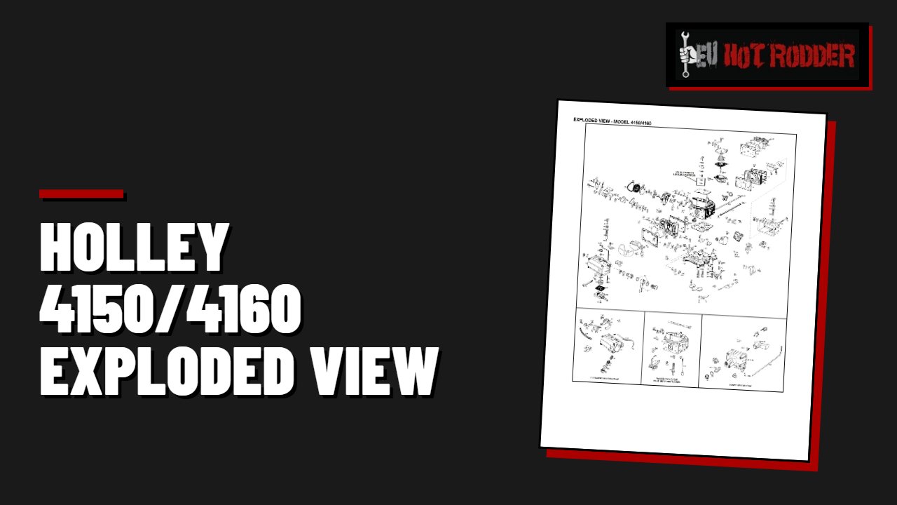 HOLLEY 4150/4160 EXPLODED VIEW