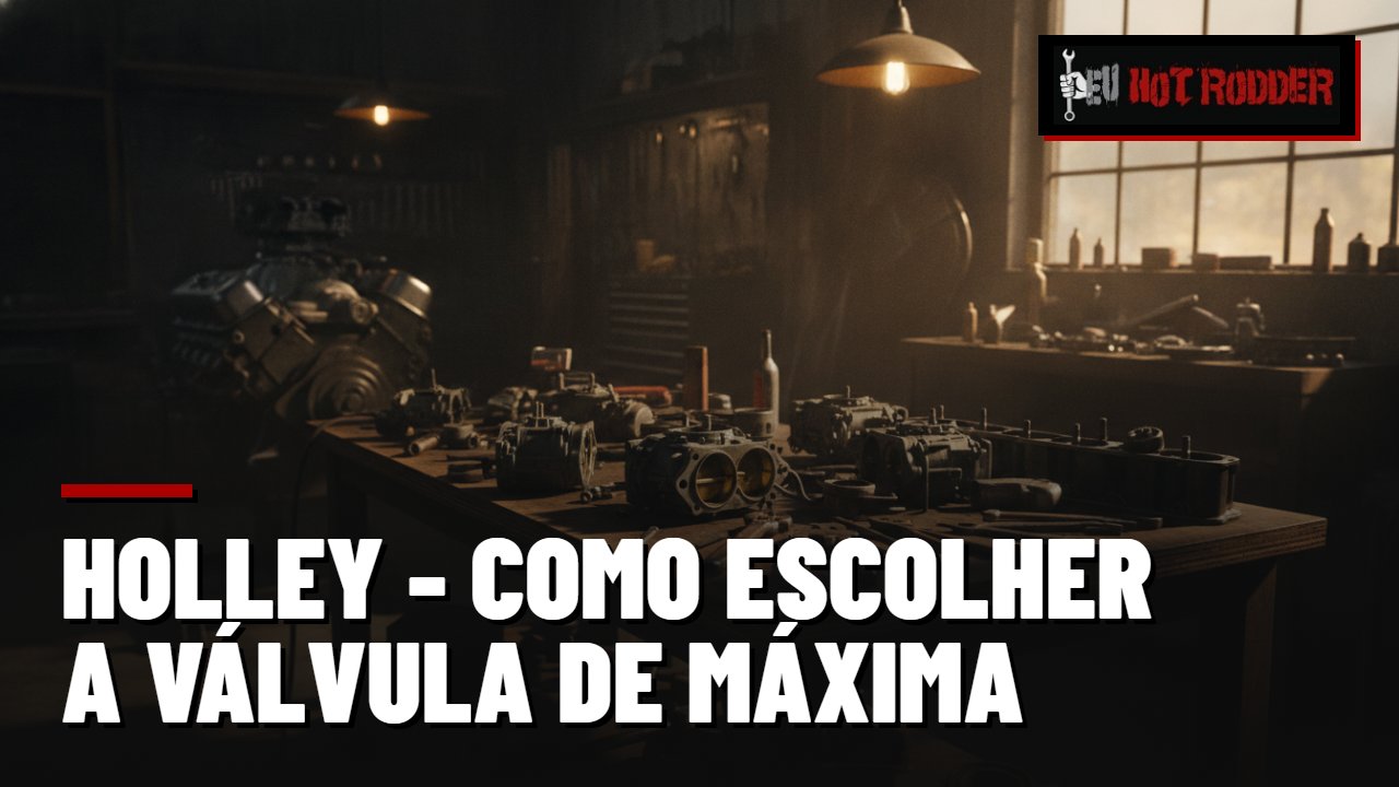 HOLLEY - COMO ESCOLHER A VÁLVULA DE MÁXIMA