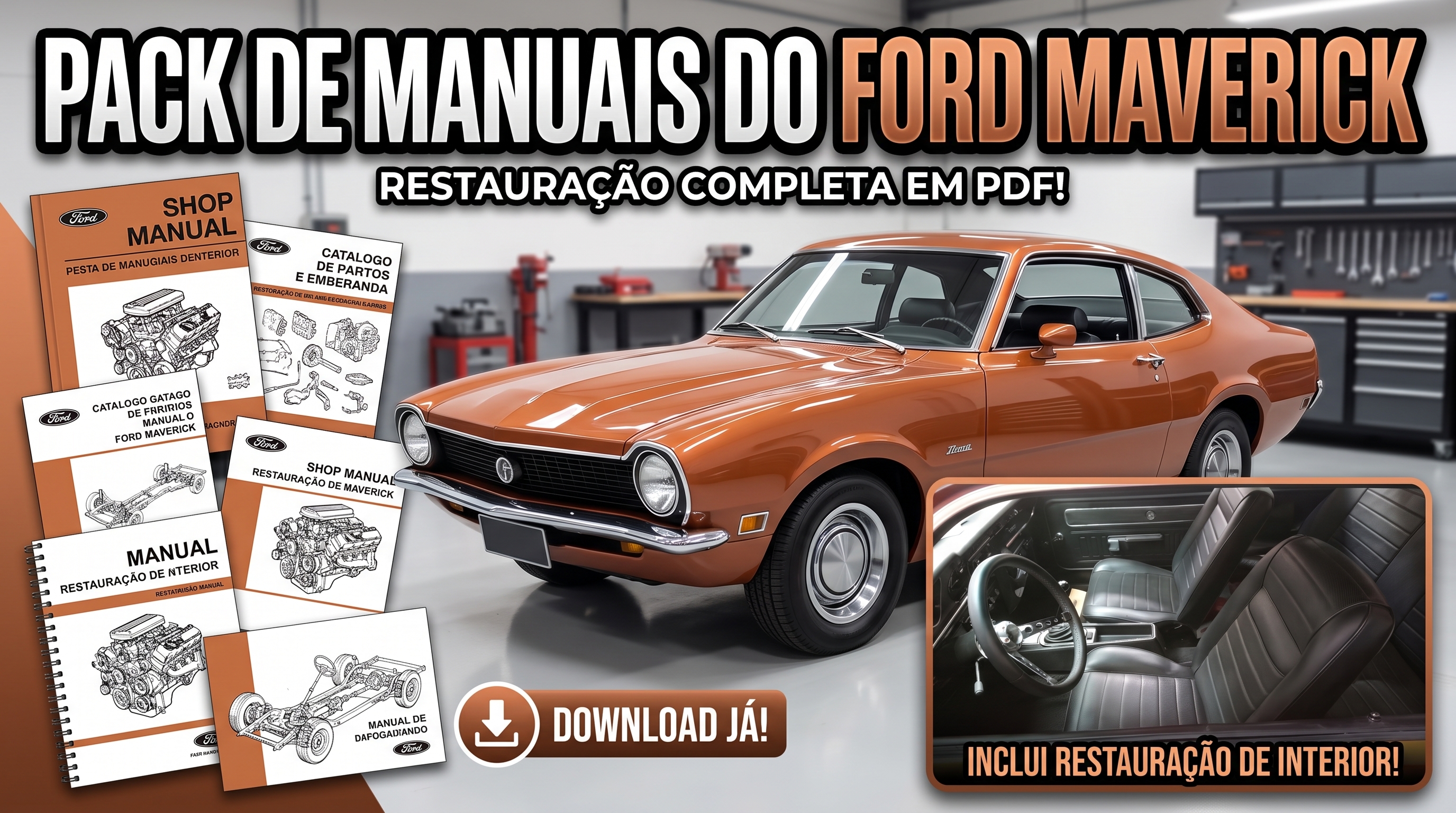 FORD MAVERICK: PACK DE MANUAIS