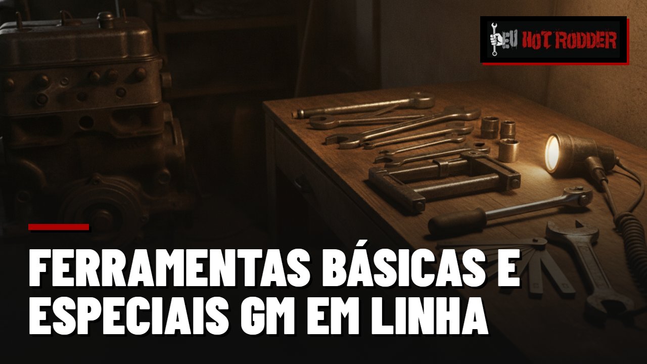 Ferramentas básicas e especiais GM em linha